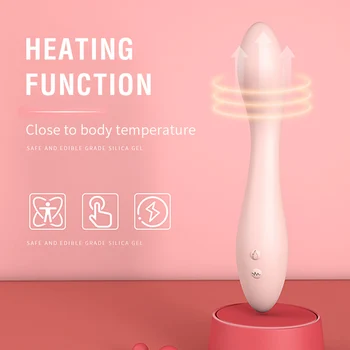 OMYSKY G Spot Vibrátor Vibrátor pro Ženy, Silikonové Topení Vibrador Klitorisu Masér Ženské Masturbant Sexuální Hračky pro Ženy