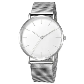 Jednoduché Módní Pánské Náramkové hodinky Značky Ok Popruh 40mm Dial Hodiny Mužské Ležérní Quartz-hodinky Relogio