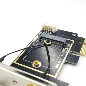 Dual Band 2,4 Gb / s PCIe Wifi Karta, Síťová Karta, Bluetooth, Wi-Fi, M. 2/NGFF Bezdrátová Karta PCI Express Adaptér Pro Pc