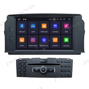 Carplay IPS 2 Din Android 10 Obrazovce Pro MERCEDES BENZ Třídy C C180 C200 C230 Auto Audio Rádio Stereo Multimediální Přehrávač, Head Unit