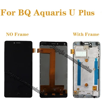 Pro BQ Aquaris U Plus LCD + dotyková obrazovka součástí digitizéru příslušenství náhradní BQ Aquaris U plus LCD displej komponenty
