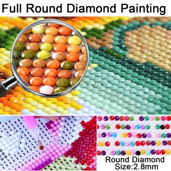 5D Plné Náměstí Diamond Obraz Mozaiky, Ručně vyráběné Zimní Scenérie Cross Stitch Diamond Diamond Vyšívání Vánoční Výzdoba Krajiny