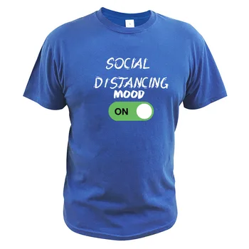 Na Sociální; Režim T Shirt Jednoduchý Osobní Design T Košile EU Velikost Bavlněné Kvalitní Látky Tee Tops