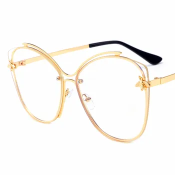 Včelí Kočičí Oko, Retro sluneční Brýle, Ženy 2020 Unisex Vintage Brýle Kovový Rám Brýle Gradient Odstíny Pro Ženy Hledí Oculos UV400