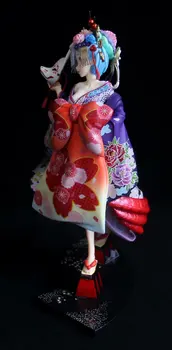 Re:NULA Začíná Život v Jiném Světě Rem Kimono Oiran dělat uchu PVC, Akční Figurky, hračky Kolekce Model Panenka Dárek