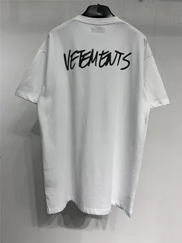Nadrozměrné Vetements T shirt Muži Ženy 1:1 Nejlepší Kvalitní Streetwear Vetements T-košile Top Tees