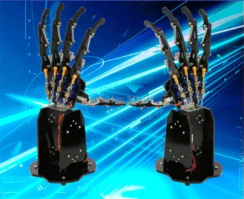 1ks 5DOF Bionické Robot Ruce Dráp Palm Manipulátor 5 Prsty samostatného Pohybu Nainstalován RC DIY Model