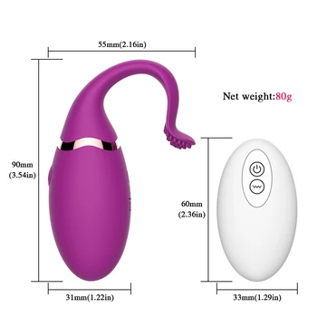 Silikonový G-spot Vibrátor Masáž, Vibrační Vajíčko USB Dobíjení Kartáč Vibrátory Stimulátor Klitorisu Dospělý Sex Hračky pro Ženy