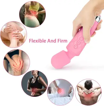 EDIYUN AV silikonový Vibrátor hůlka hračky pro dospělé, sex hračky, vibrátory pro ženy Vagina nástroje, sexuální hračky, bezdrátové produkty, obchod