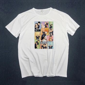 Volejbal Haikyu Anime Chlapci Harajuku Hot prodej Dámské Oblečení Hip Hop Tričko Streetwear Plus Velikost tričko