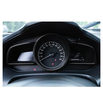 Pro Mazda 3 Axela-2018 Uhlíkových Vláken Palubní desku Interiéru Přístrojový Rám Kryt Čalounění