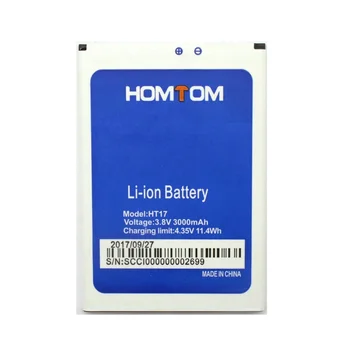 Nové Homtom HT17 Baterie 3000mAh Originál Za HOMTOM HT 17 Pro HT17-Pro Chytrý Telefon Bateria Batterie Baterij Skladem