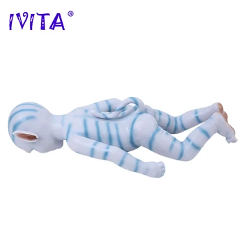IVITA WB1808 51cm 2900g Full Silikonové Reborn Baby Panenky Oči Otevřel Realistické Baby Doll Módní Film, Hračky pro Děti, Vánoční