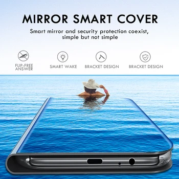 Nové Chytré Zrcadlo Telefonu Pouzdro Pro Xiaomi Redmi Poznámka: 9S 9 Pro Max 8 8T 7 6 5 Plus 4 Kryt pro Redmi K20 K30 Pro 4A 4X 5A 6A 7A 8A